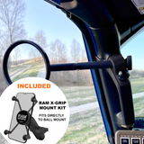 A-PILLAR SIDE MIRRORS FOR 2018 - 2023 JEEP WRANGLER JL & GLADIATOR - CMM OFFROAD
