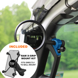 A-Pillar Side Mirror Set For 2024+ Jeep Wrangler JL & Gladiator - CMM Offroad